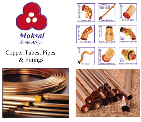 Maksal Copper Pipe Tubes Copper Coils
